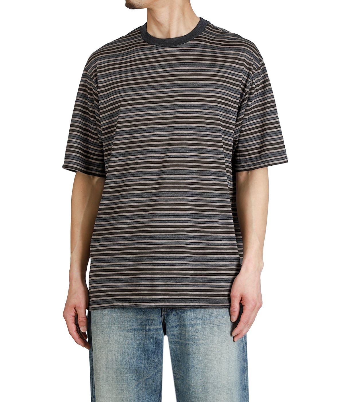 CREW NECK TEE -SUPER 120s WASHABLE WOOL SINGLE JERSEY- | marka