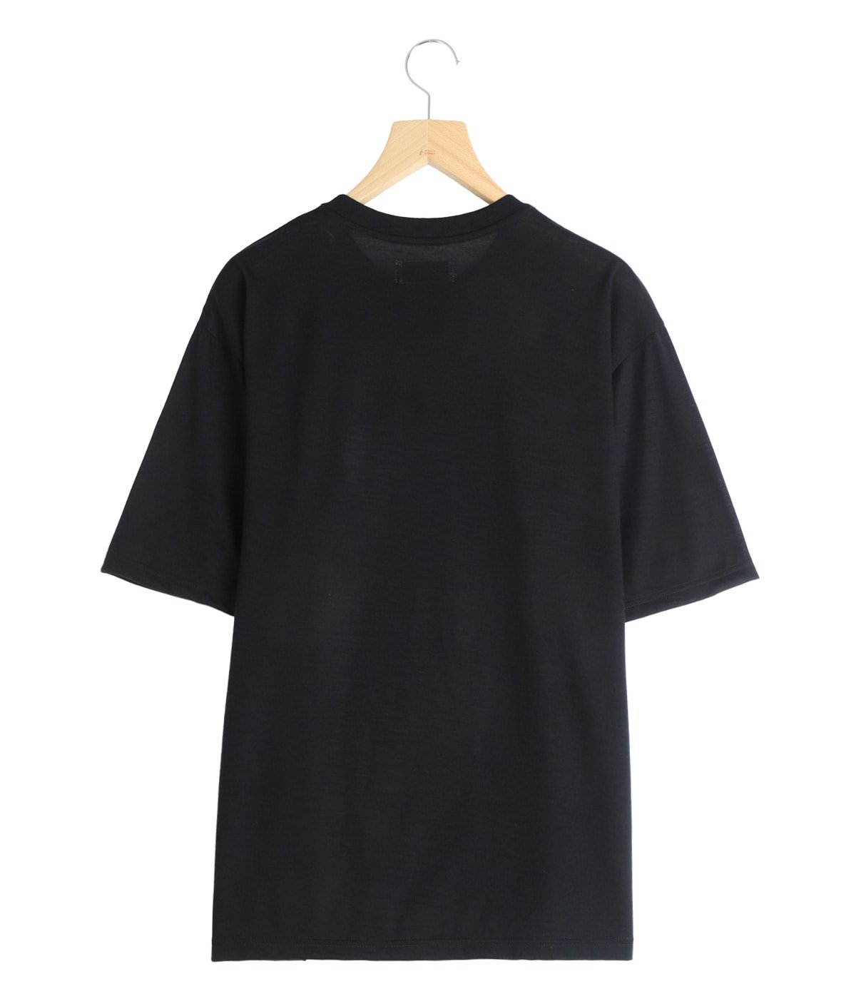 CREW NECK TEE -SUPER 120s WASHABLE WOOL SINGLE JERSEY- | marka