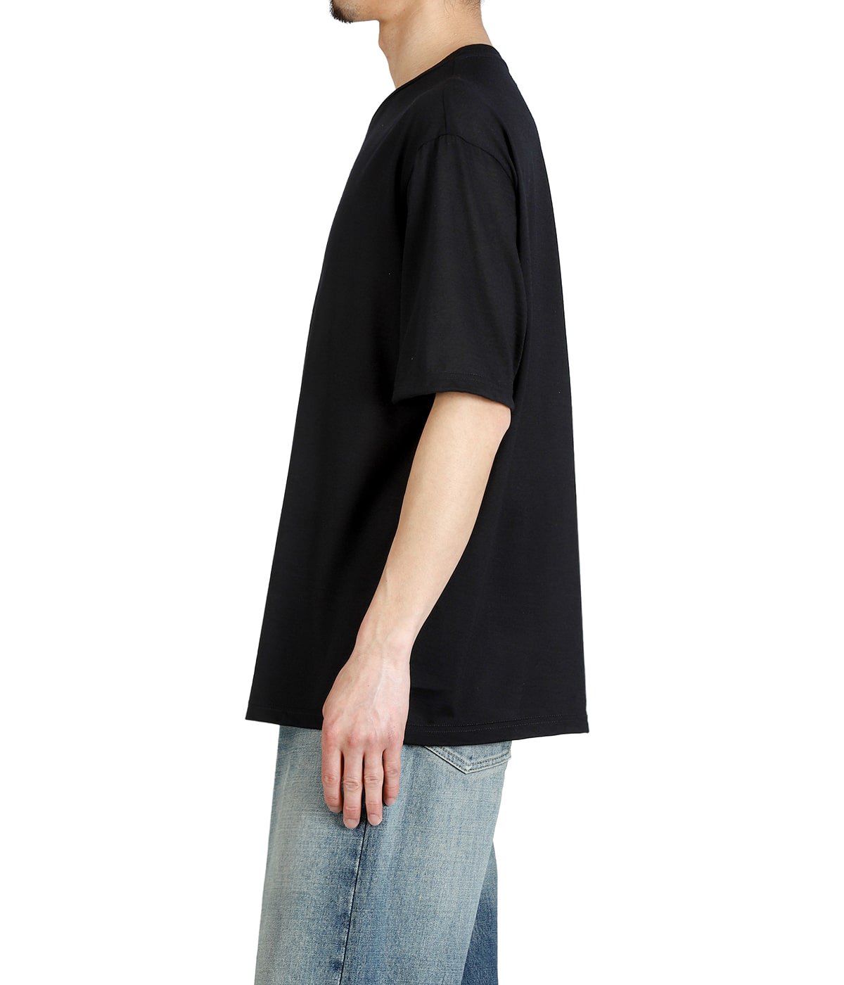 CREW NECK TEE -SUPER 120s WASHABLE WOOL SINGLE JERSEY- | marka