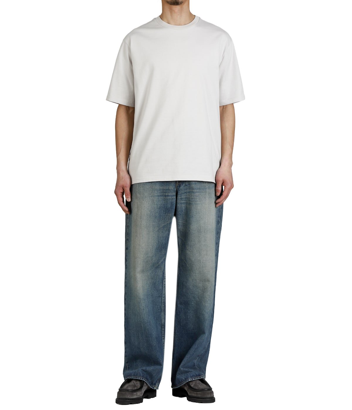 CREW NECK TEE -40/2 ORGANIC COTTON KNIT- | marka(マーカ 