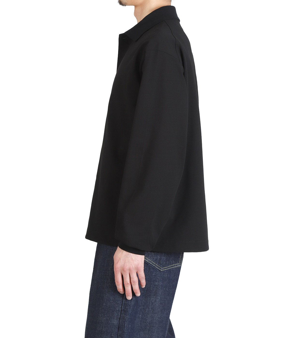 SHIRT CARDIGAN -40//1 ORGANIC COTTON HIGH TWISTED PIQUE- | marka