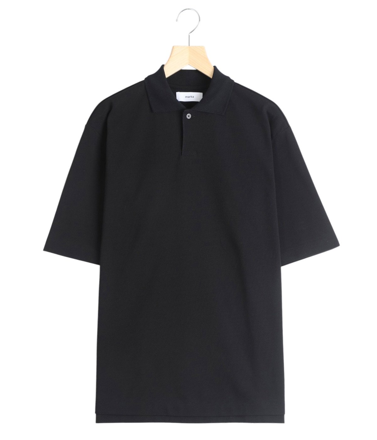 ONE BUTTON TEE S/S -40//1 ORGANIC COTTON HIGH TWISTED PIQUE