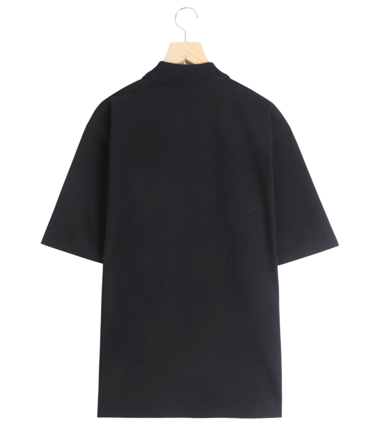 ONE BUTTON TEE S/S -40//1 ORGANIC COTTON HIGH TWISTED PIQUE