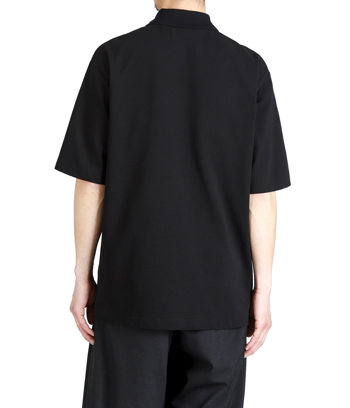 ONE BUTTON TEE S/S -40//1 ORGANIC COTTON HIGH TWISTED PIQUE
