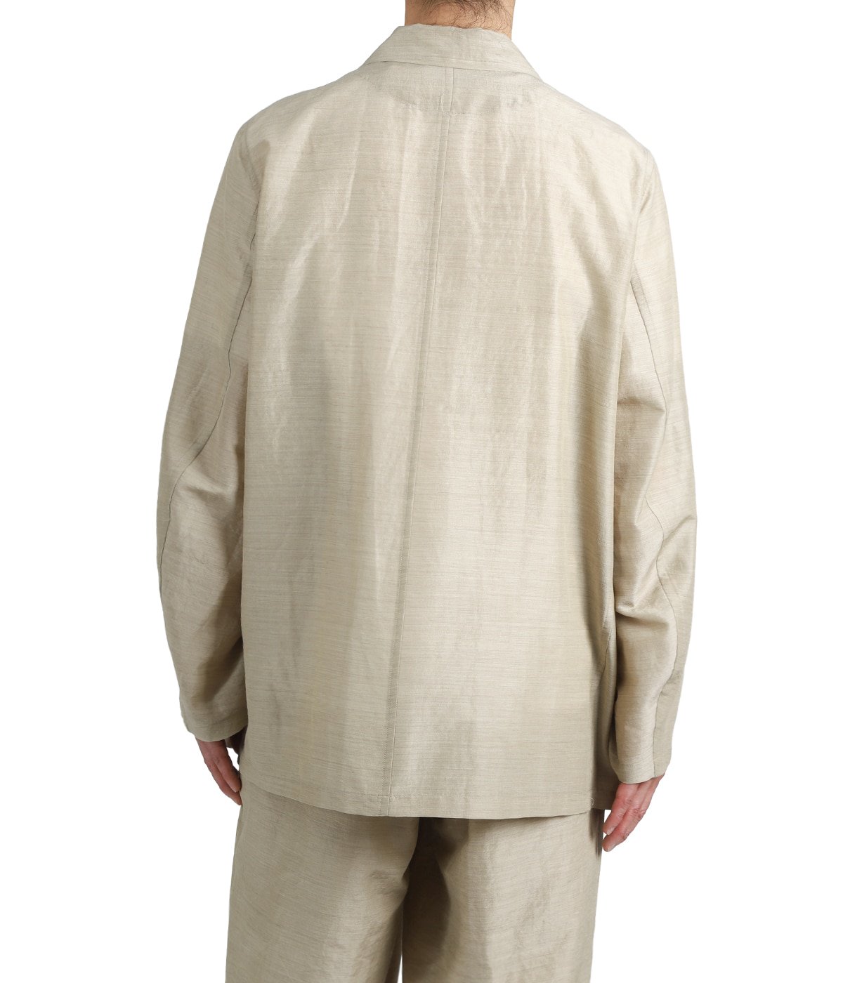 STROLL AROUND JACKET -WOOL SILK FEATHER CLOTH- | marka(マーカ