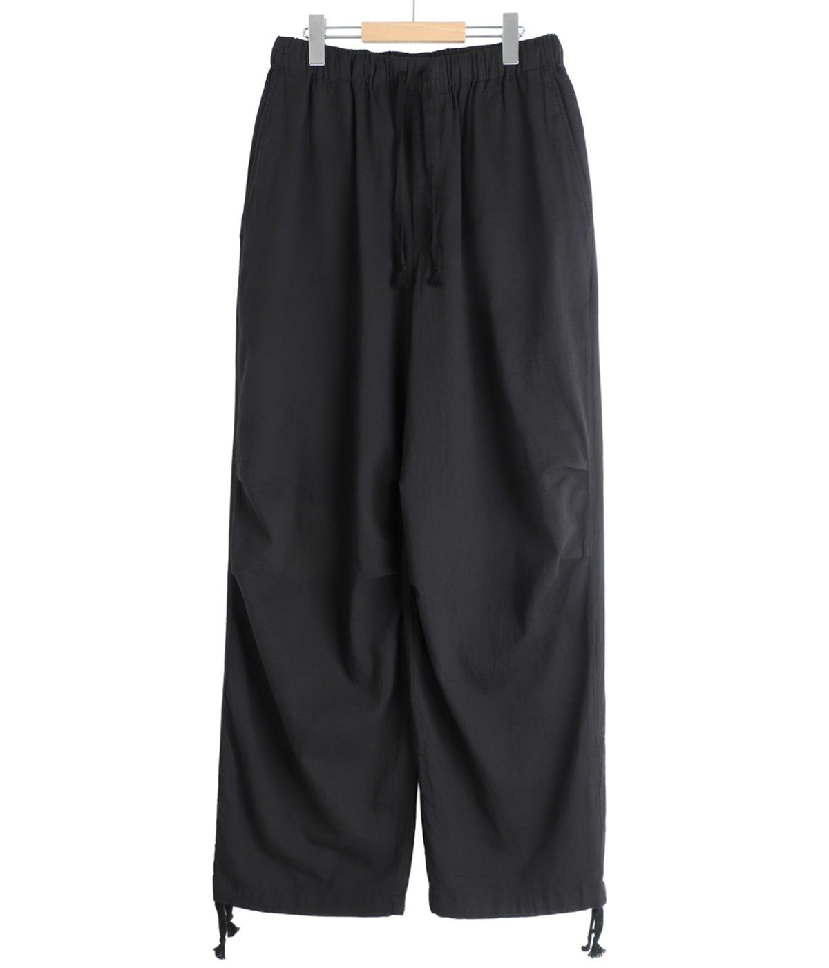 KNEE TUCK PANTS -ORGANIC COTTON HIGH TWISTED DOBBY CLOTH- | marka