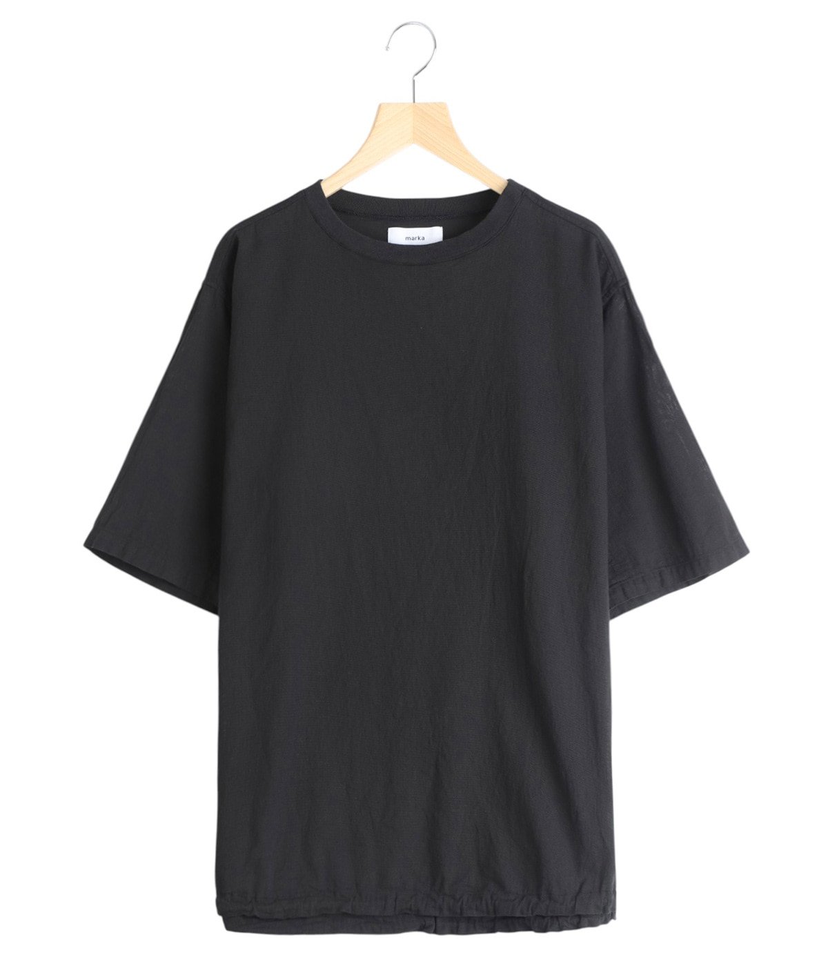 CREW NECK SHIRT -ORGANIC COTTON HIGH TWISTED DOBBY CLOTH- | marka