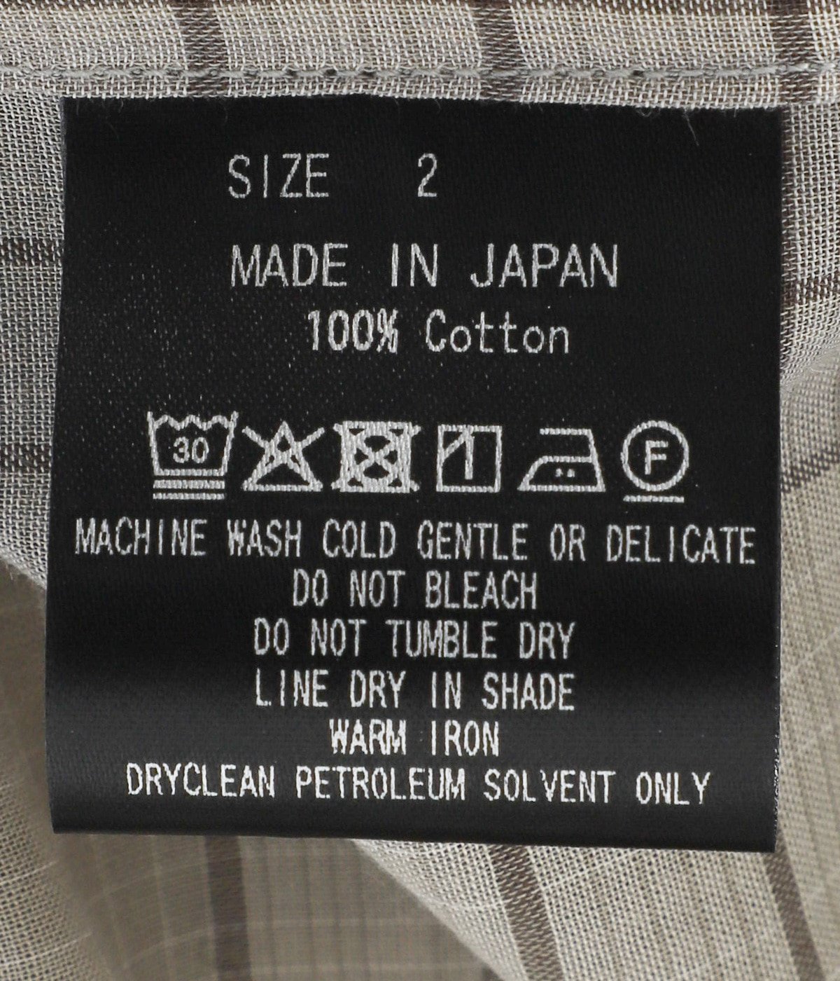 OPEN COLLAR L/S SHIRT -60/1 ORGANIC COTTON HIGH TWISTED LOAN