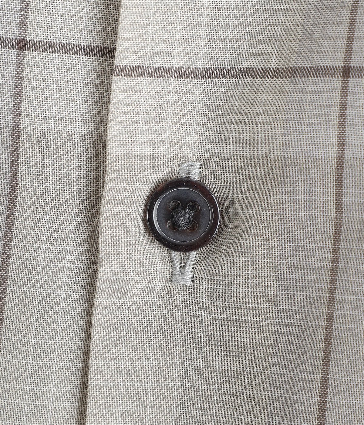 OPEN COLLAR S/S SHIRT -60/1 ORGANIC COTTON HIGH TWISTED LOAN