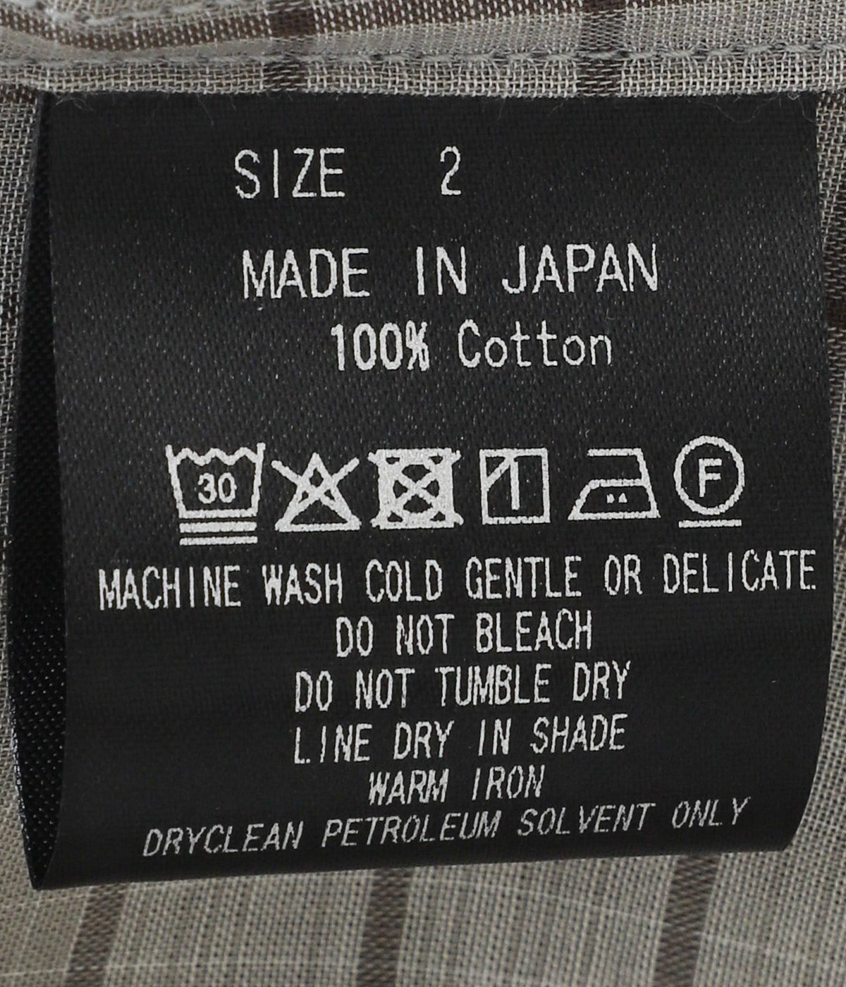 OPEN COLLAR S/S SHIRT -60/1 ORGANIC COTTON HIGH TWISTED LOAN