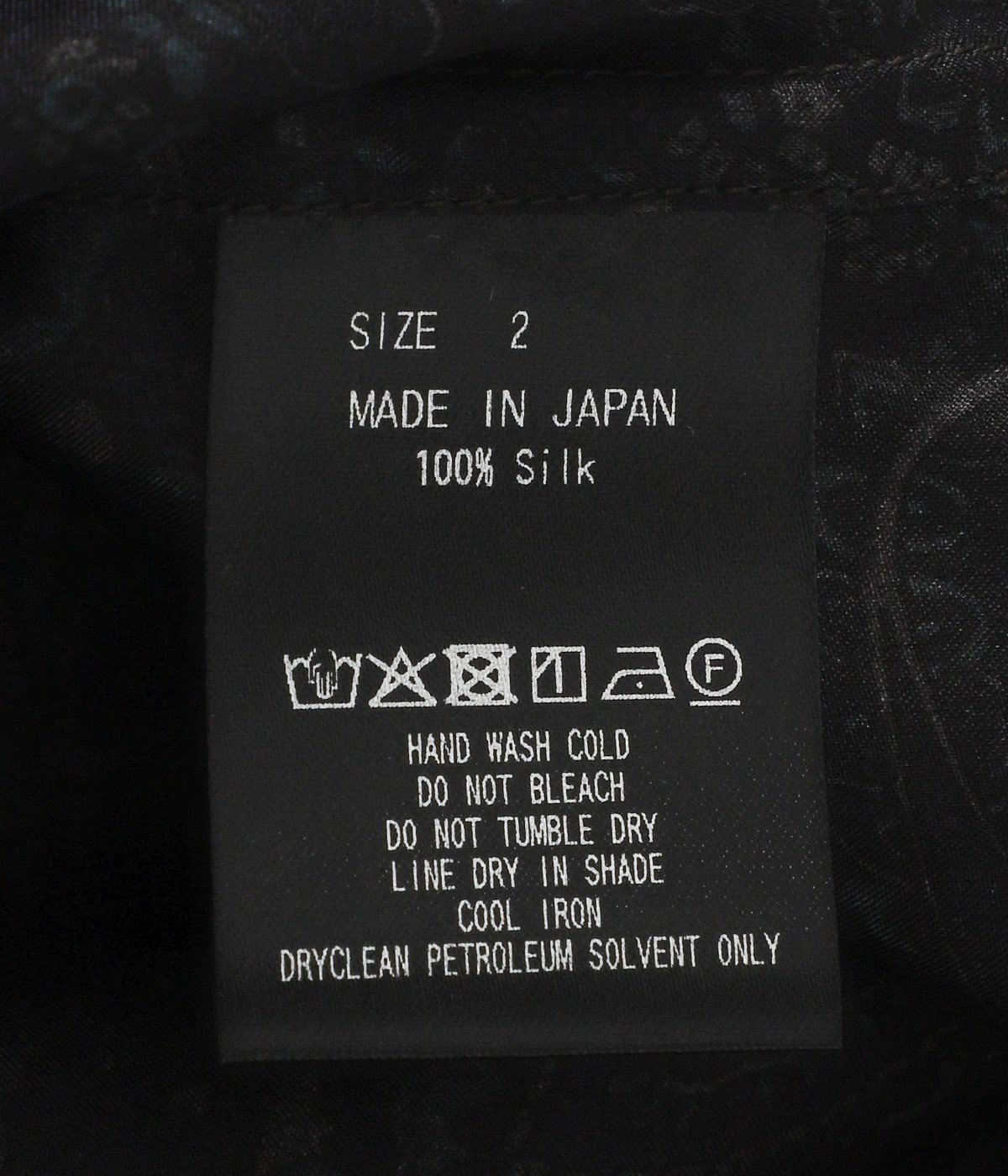 SILK OPEN COLLAR L/S SHIRT -HABUTAE SILK- | marka(マーカ