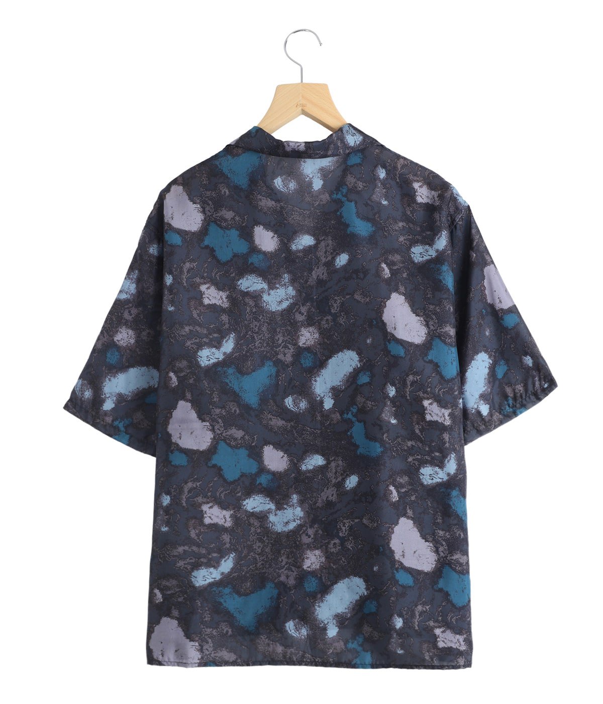 SILK OPEN COLLAR S/S SHIRT -HABUTAE SILK- | marka(マーカ