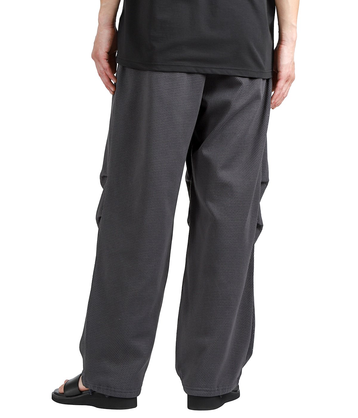 KNEE TUCK PANTS -40/2 ORGANIC COTTON MESH- | marka(マーカ