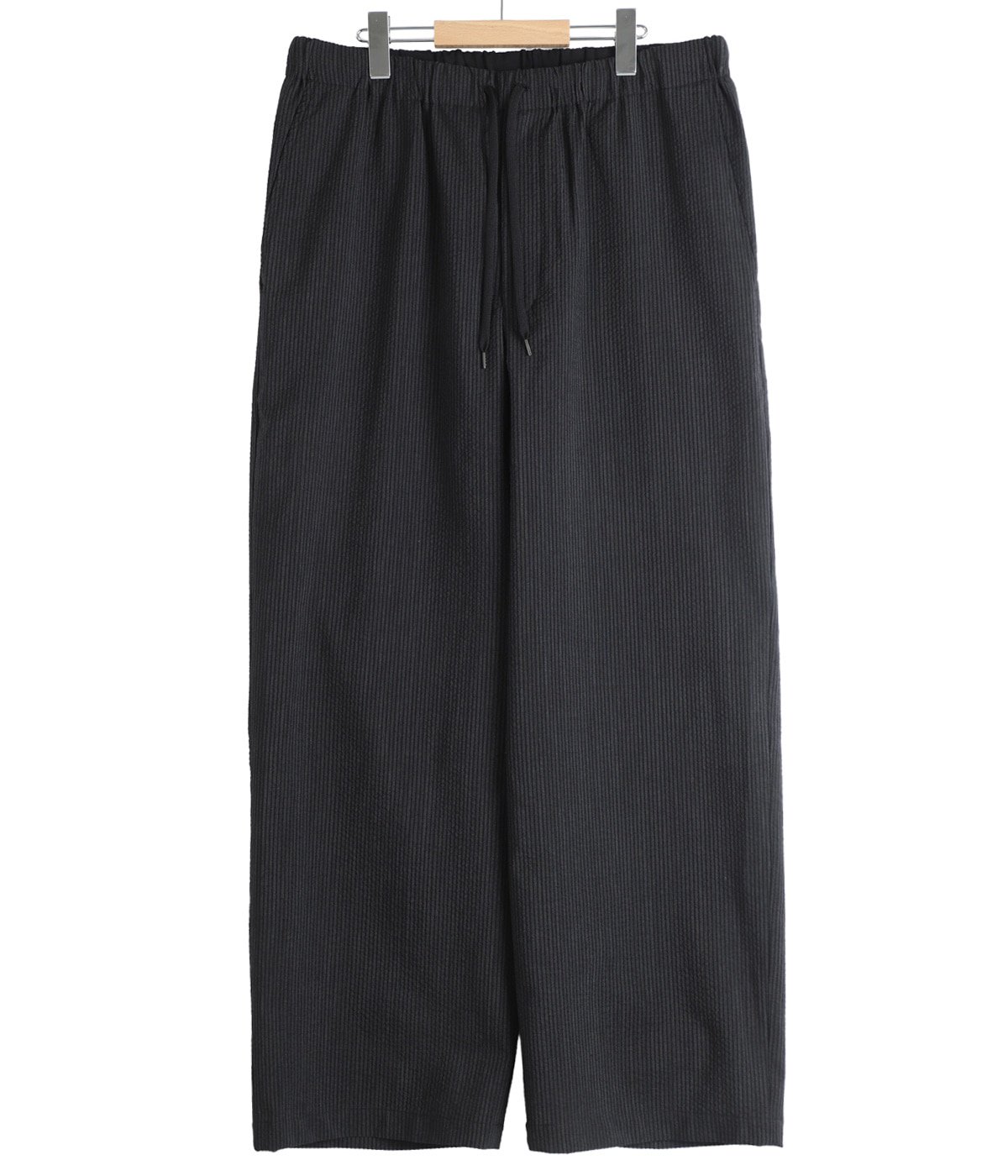 WIDE CYLINDER FIT EASY PANT -WOOL SEERSUCKER- | marka(マーカ