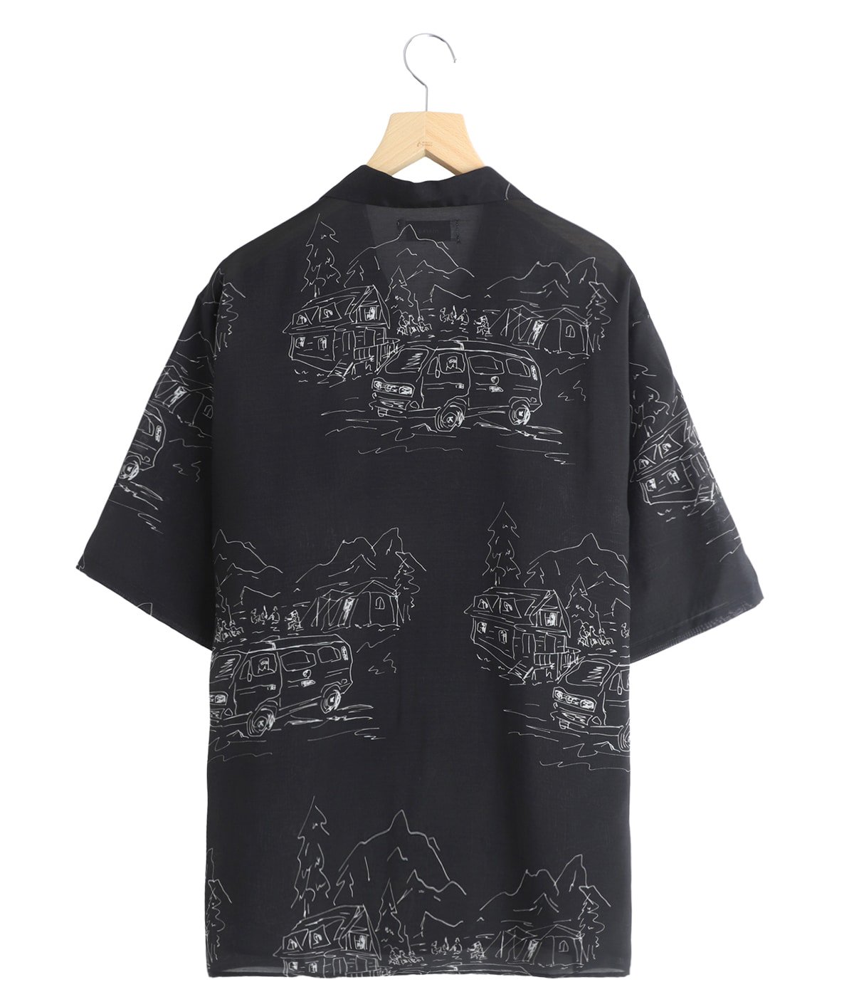 OPEN COLLAR S/S SHIRT -CUPRO SILK LAWN- | marka(マーカ) / トップス