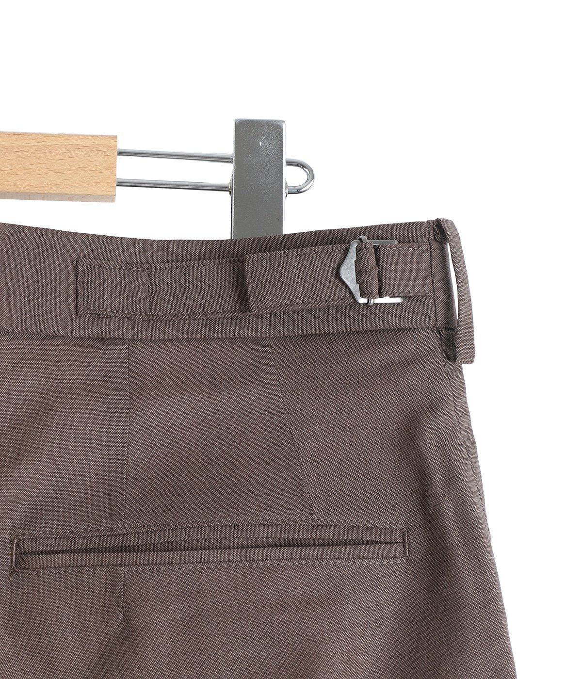 ONE TUCK WIDE TROUSERS -WOOL HIGH TWIST TROPICAL- | marka(マーカ