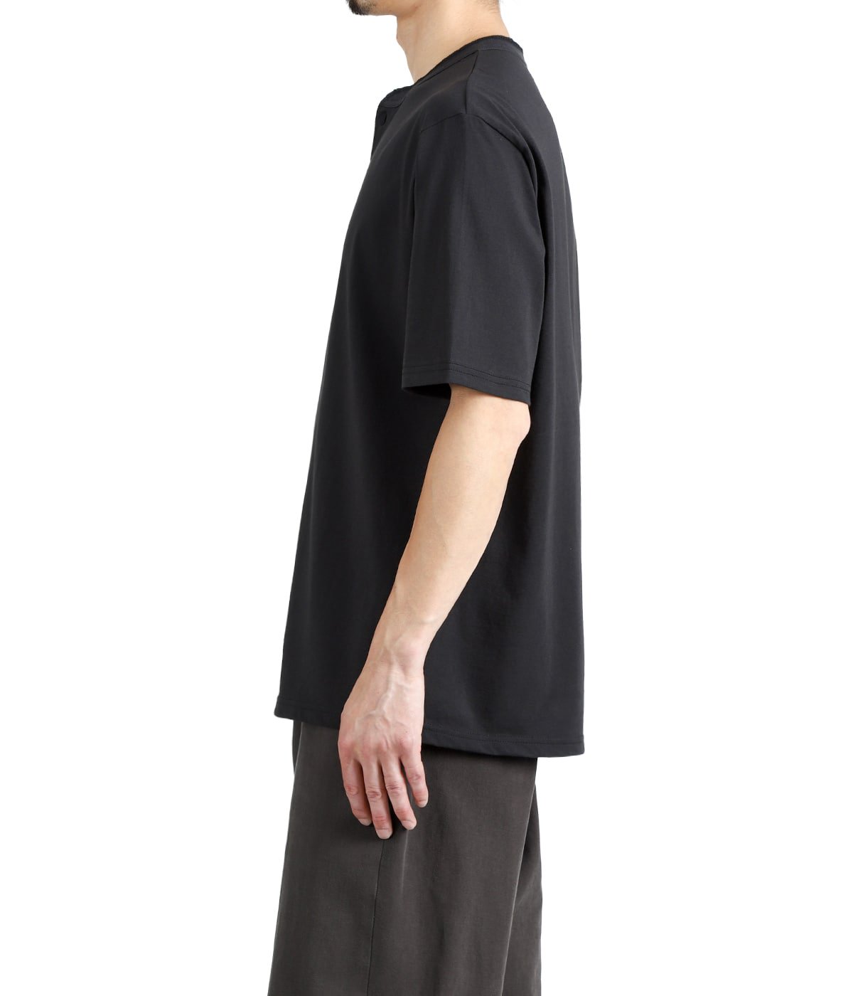 HENLEY NECK TEE -ORGANIC COTTON OPEN-END YARN KNIT- | marka(マーカ