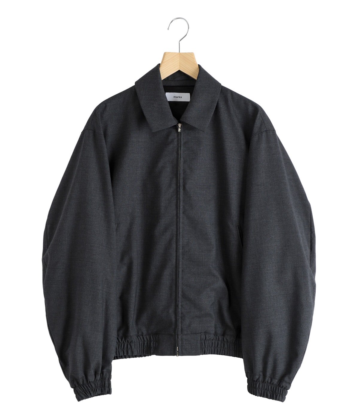 予約】別注 ZIP BLOUSON -2/60 WOOL TROPICAL MELANGE- | marka(マーカ