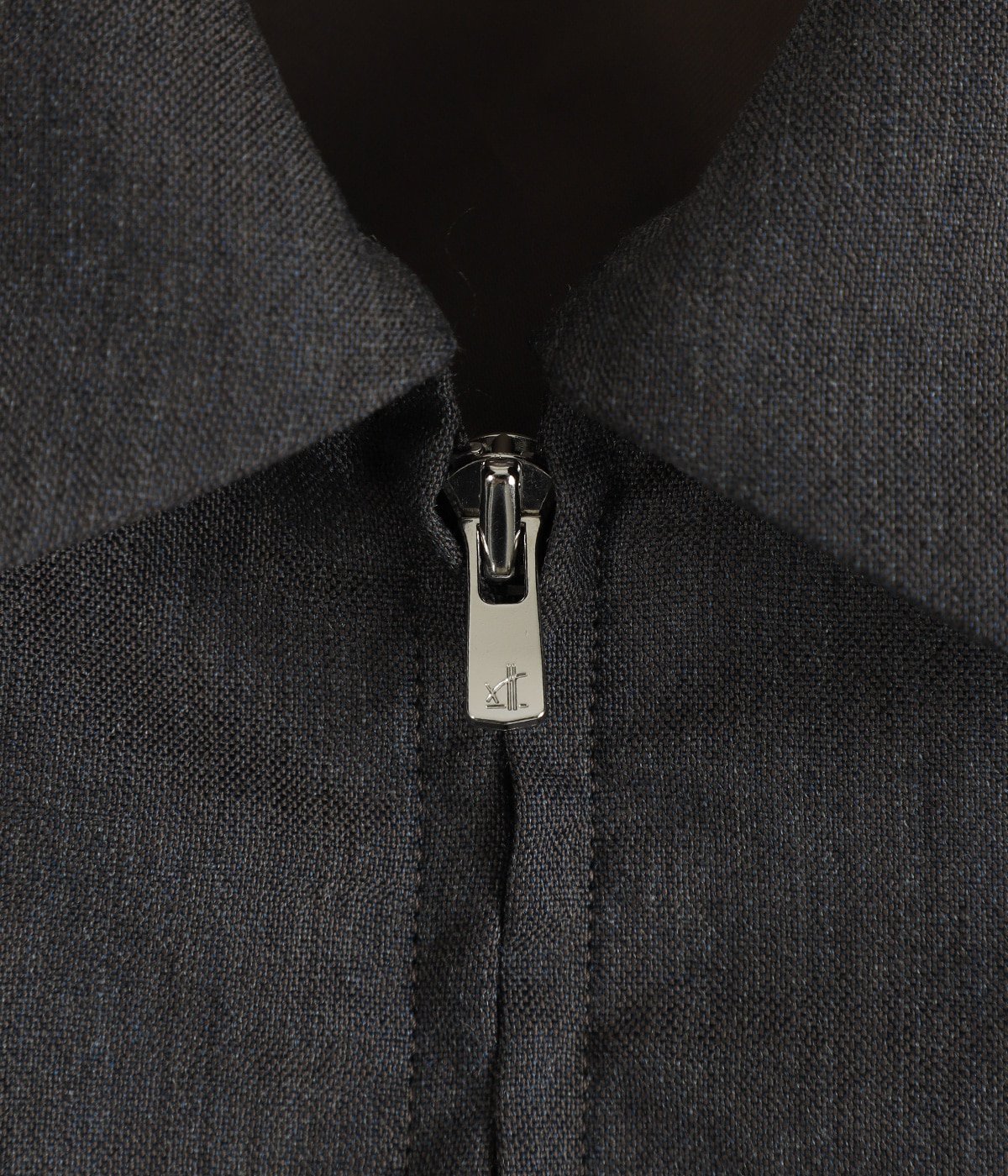ZIP BLOUSON -2/60 WOOL TROPICAL MELANGE- | marka(マーカ