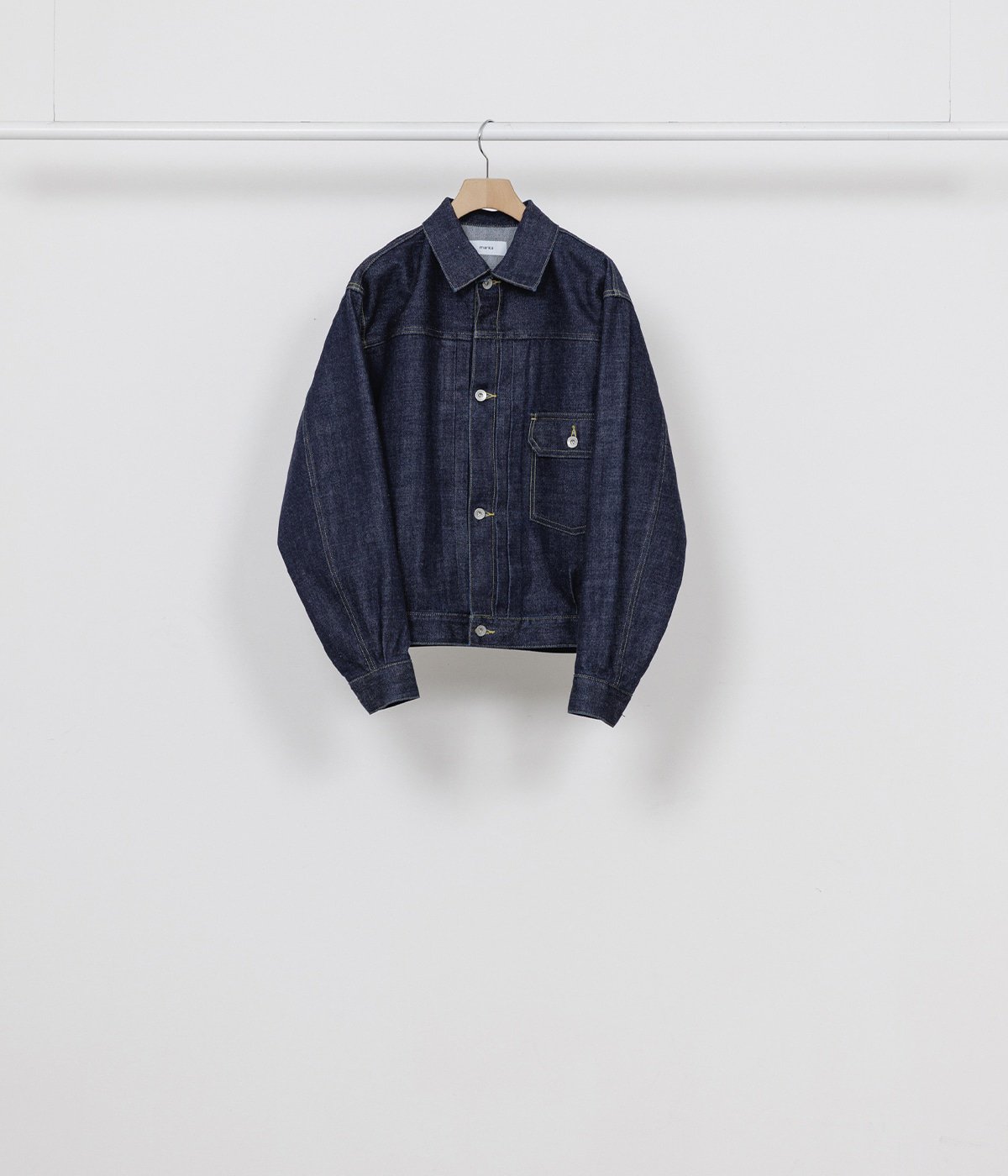 予約】TYPE-1 DENIM JACKET -ORGANIC COTTON 13.5oz SELVEDGE DENIM