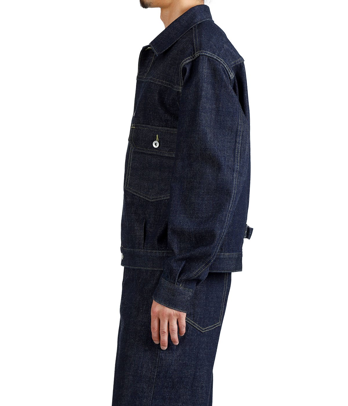 TYPE-1 DENIM JACKET -ORGANIC COTTON 13.5oz SELVEDGE DENIM- | marka