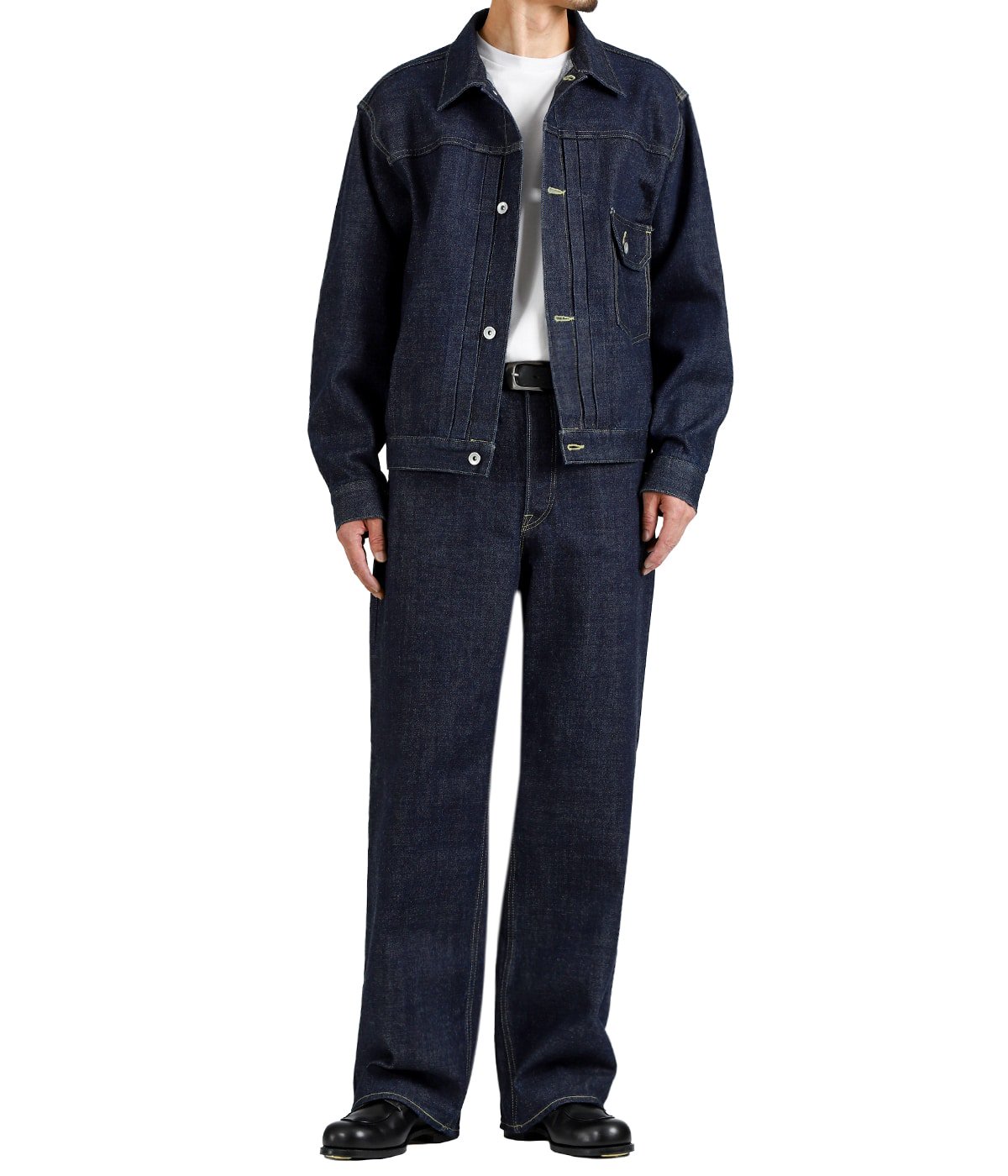 TYPE-1 DENIM JACKET -ORGANIC COTTON 13.5oz SELVEDGE DENIM- | marka