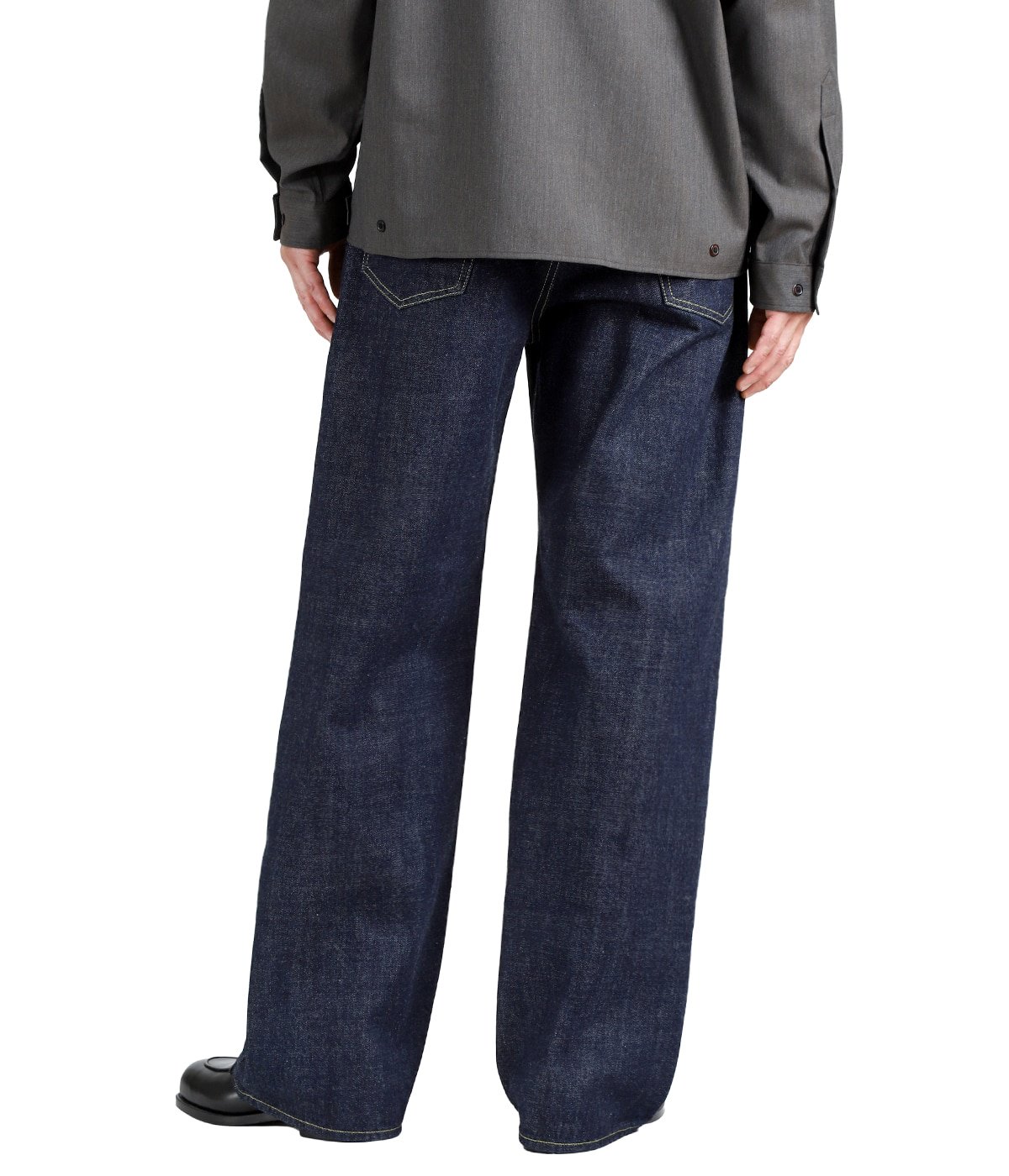 CYLINDER FIT JEANS -ORGANIC COTTON 13.5oz SELVEDGE DENIM- | marka