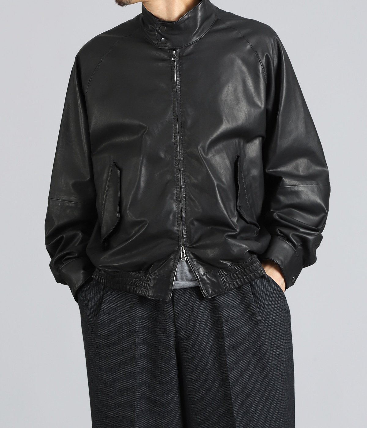 DOG EAR JACKET -GLAZED SHEEPSKIN- | marka(マーカ) / アウター