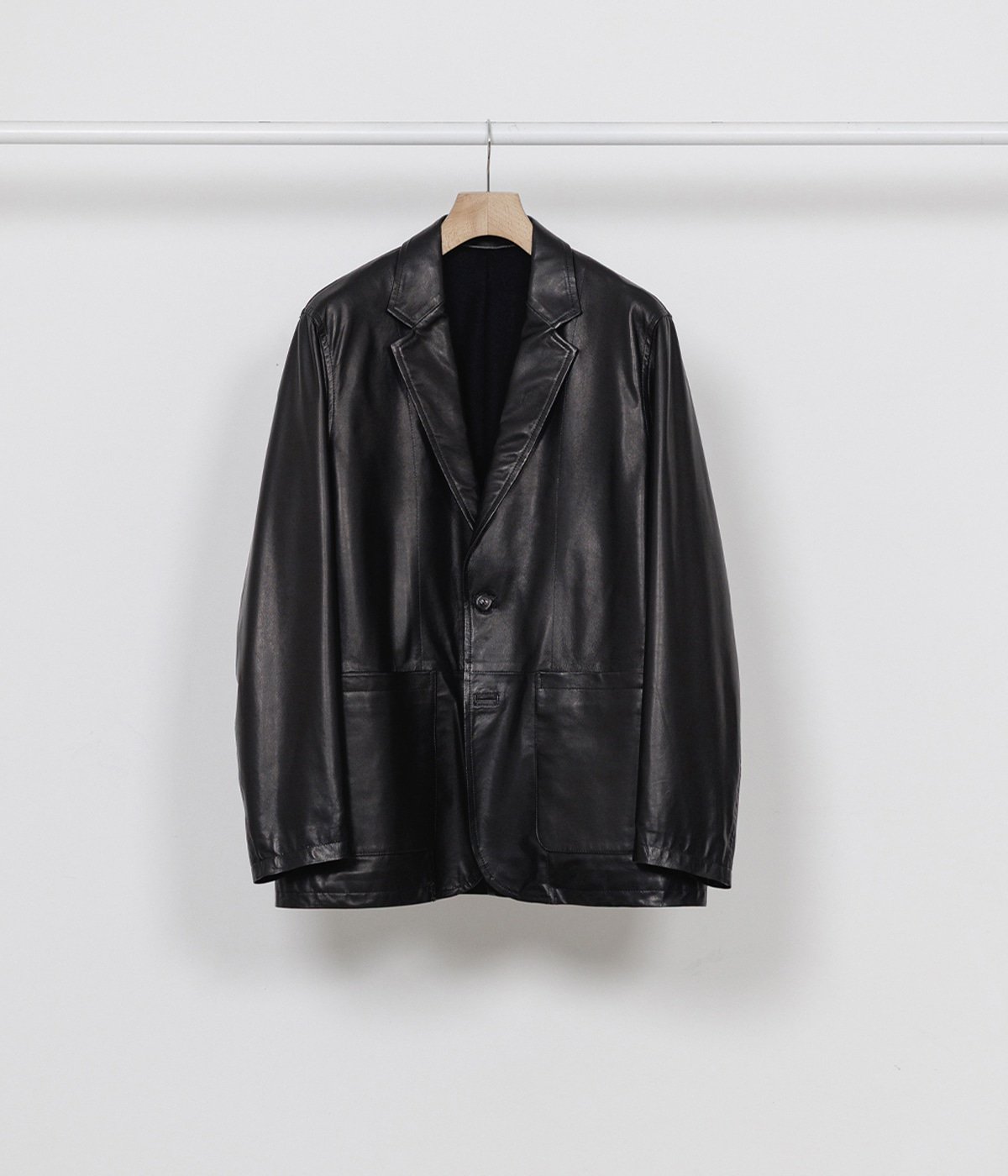 予約】STROLL AROUND JACKET -GLAZED SHEEPSKIN- | marka(マーカ