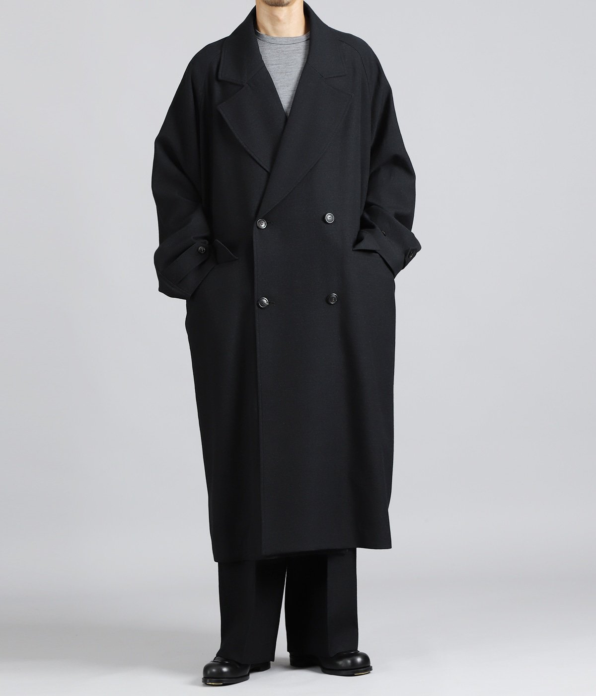 GREAT COAT -TUMBLED WOOL SERGE- | marka(マーカ) / アウター コート