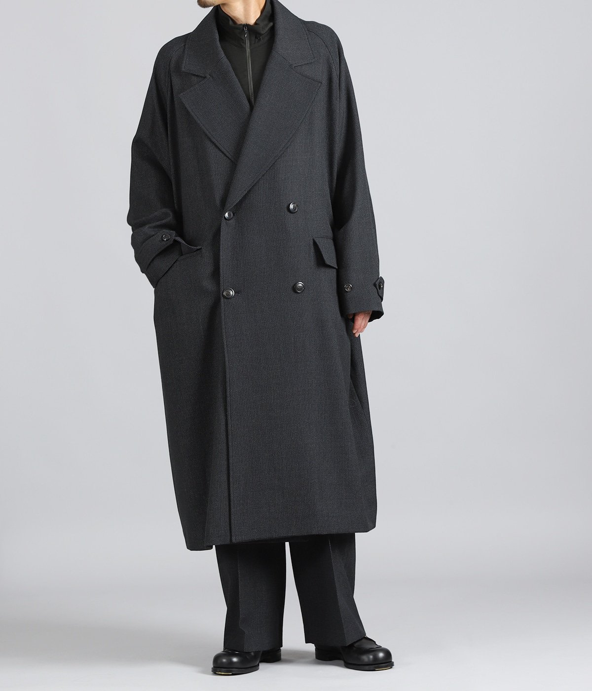 GREAT COAT -TUMBLED WOOL SERGE- | marka(マーカ) / アウター コート