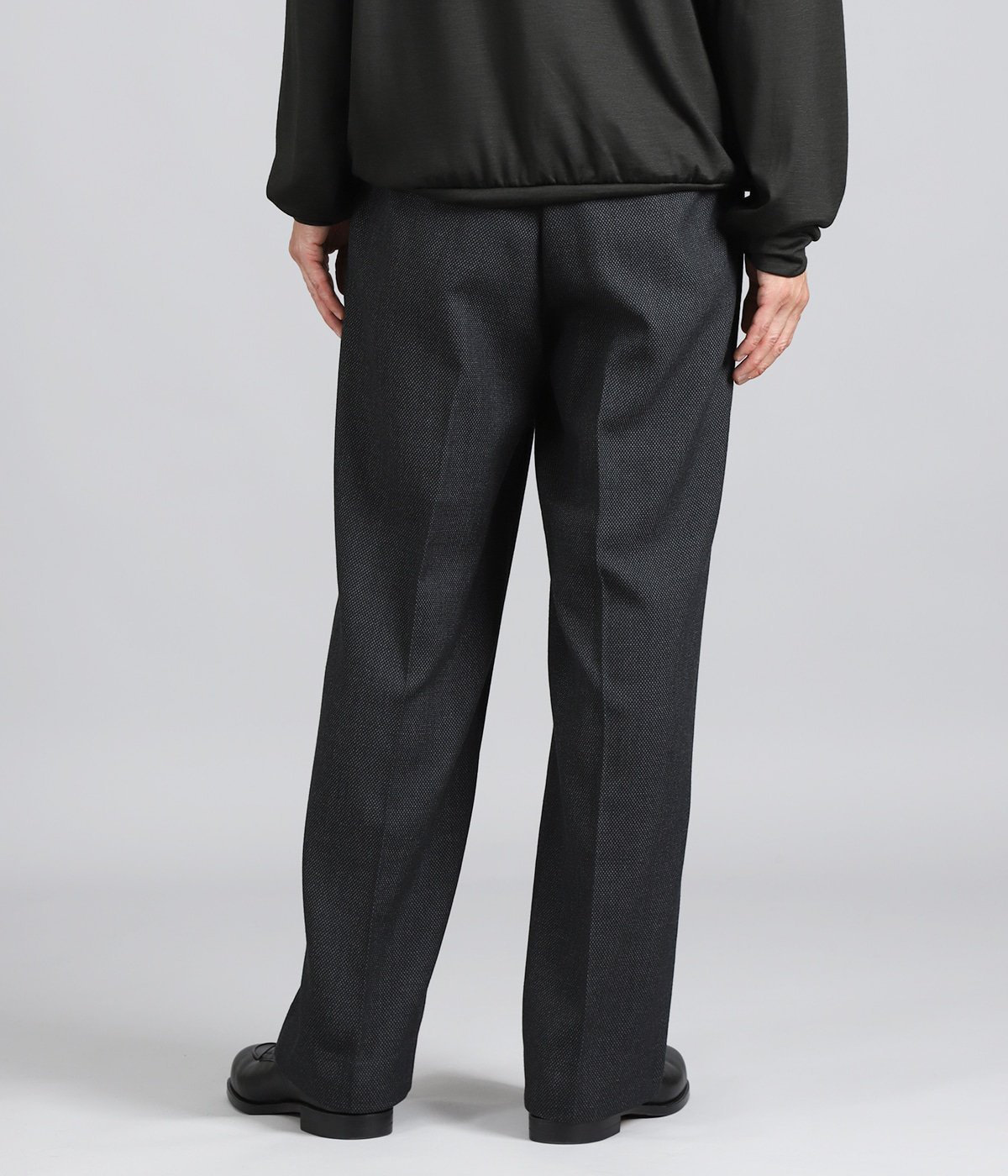 REGULAR FIT STRAIGHT TROUSERS -TUMBLED WOOL SERGE- | marka(マーカ