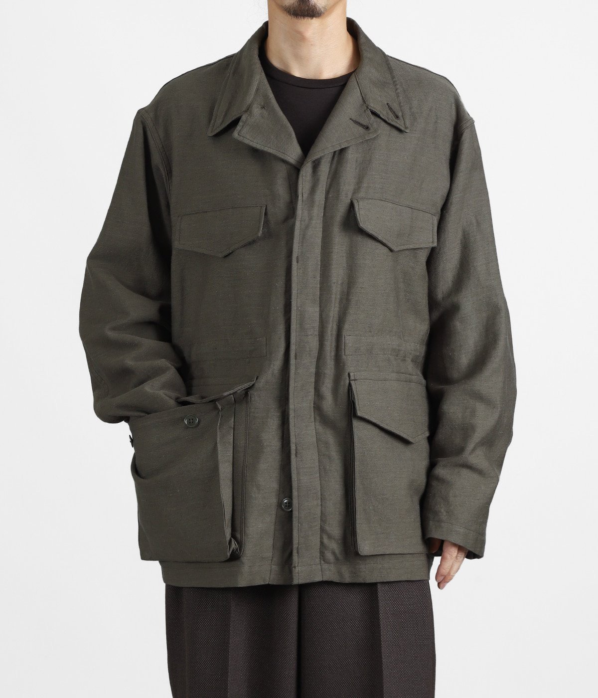 MILITARY JACKET -WOOL/LINEN MOLESKIN- | marka(マーカ) / アウター