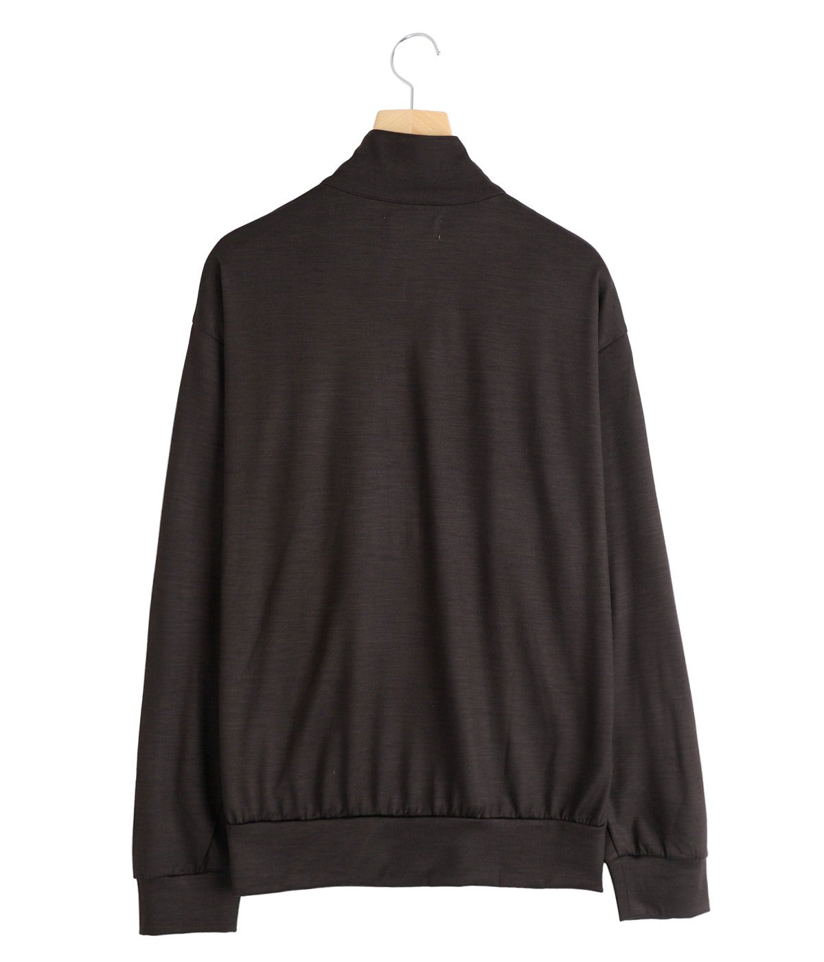 HALF-ZIP STAND -SUPER 100s WASHABLE WOOL JERSEY- | marka(マーカ