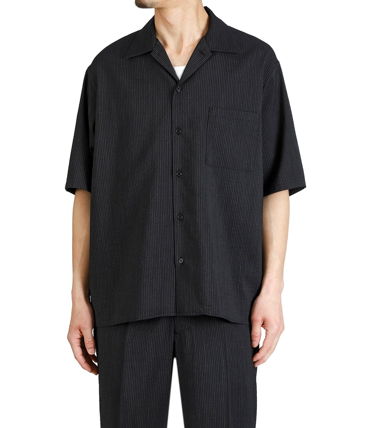 予約】別注 OPEN COLLAR S/S SHIRT | marka(マーカ) / トップス 半袖