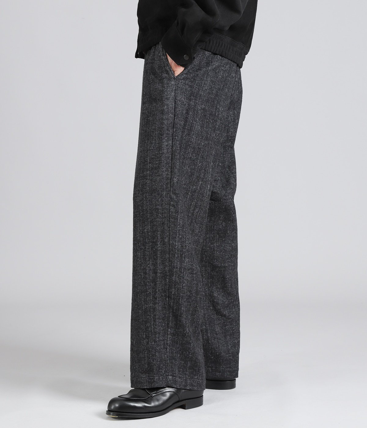 予約】【別注】WIDE CYLINDER FIT EASY PANT -HEAVY SILK FLANNEL
