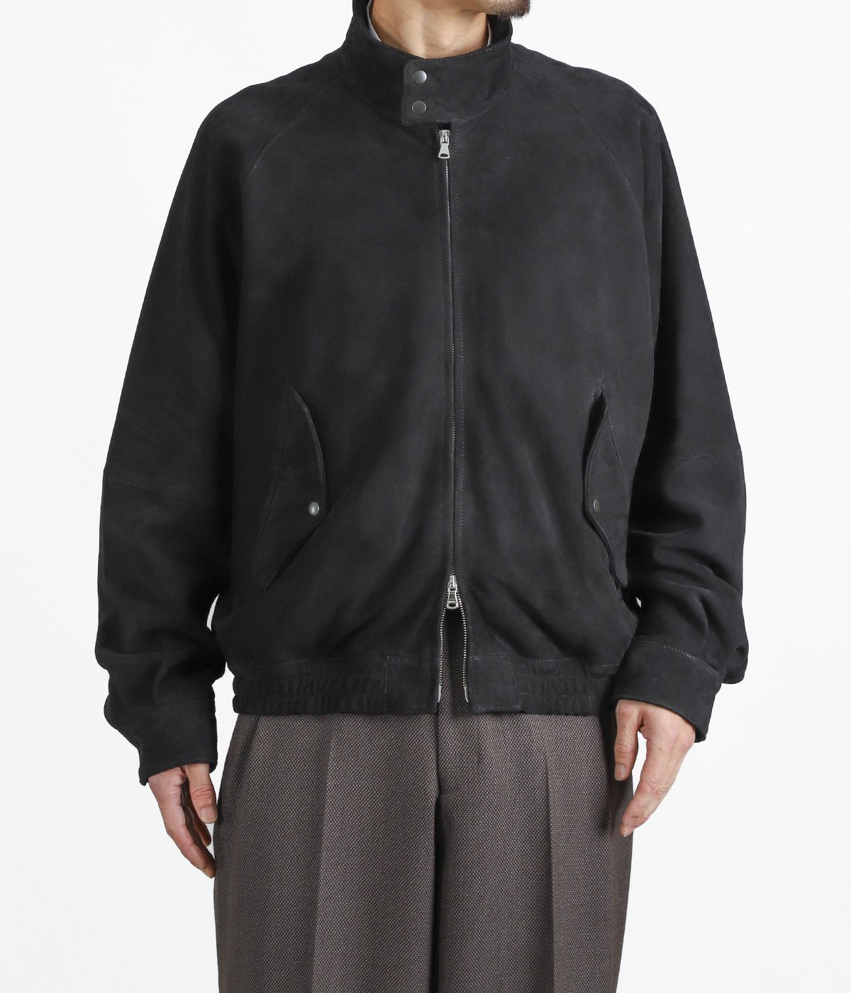 予約】【別注】SUEDE DOG EAR JACKET -GOAT SUEDE- | marka(マーカ