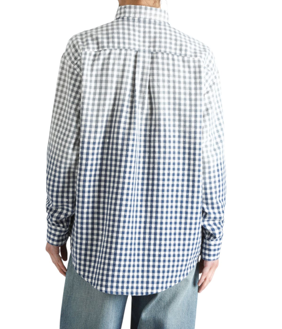 FADED SPARKLING PLAID SHIRT | MASU(エムエーエスユー) / トップス