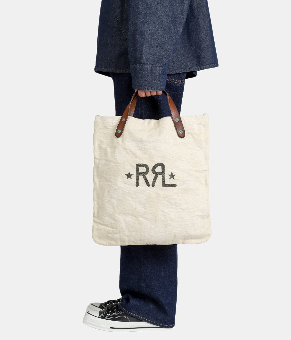 【即完売商品‼️】RRL ダブルアールエル MARKET TOTE キャンバス地 MARKET TOTE-TOTE | RRL(ダブルアールエル) / バッグ トートバッグ