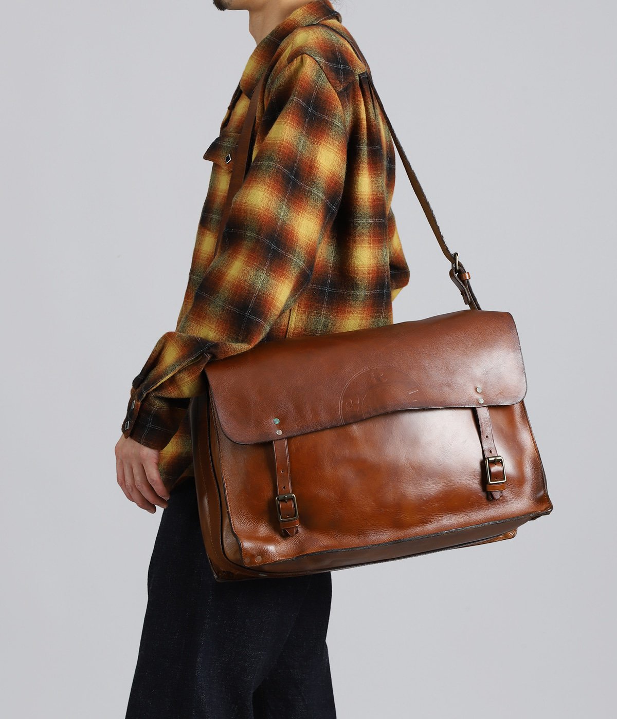 HUGO BAG-MESSENGER-LARGE LEATHER | RRL(ダブルアールエル) / バッグ