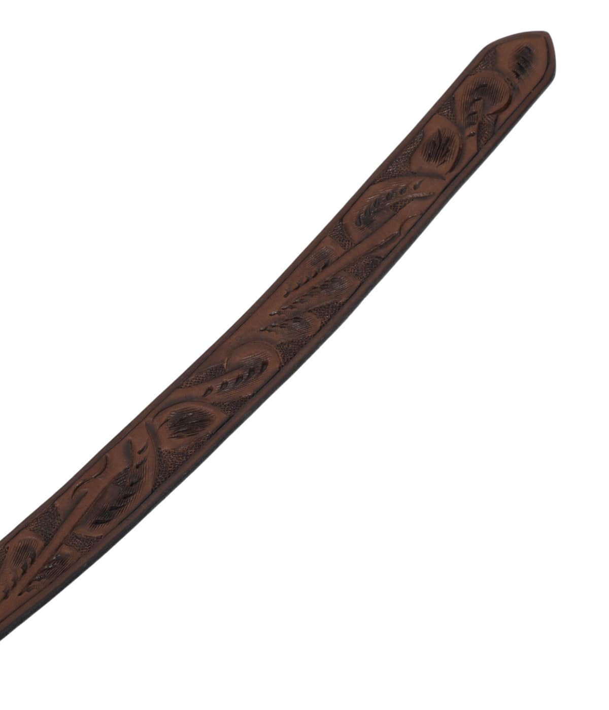 COLEMAN BELT-CASUAL HANDTOOLED LEATHER | RRL(ダブルアールエル