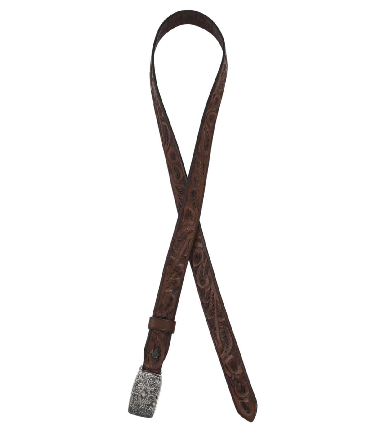 COLEMAN BELT-CASUAL HANDTOOLED LEATHER | RRL(ダブルアールエル