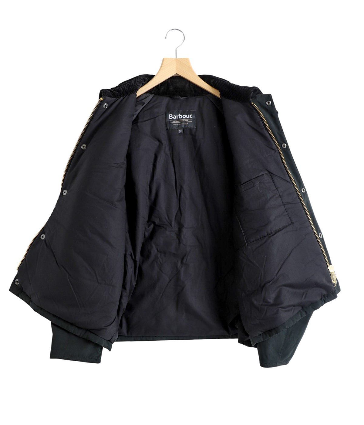 Barbour PADDED TRANSPORT JACKET中綿 ブラック42 Padded Transport jacket | Barbour(バブアー) / アウター ダウン