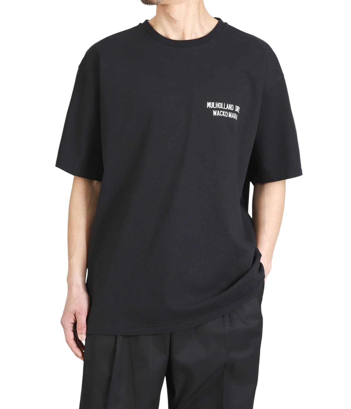 MULHOLLAND DRIVE / WASHED HEAVY WEIGHT CREW NECK T-SHIRT ( TYPE-1