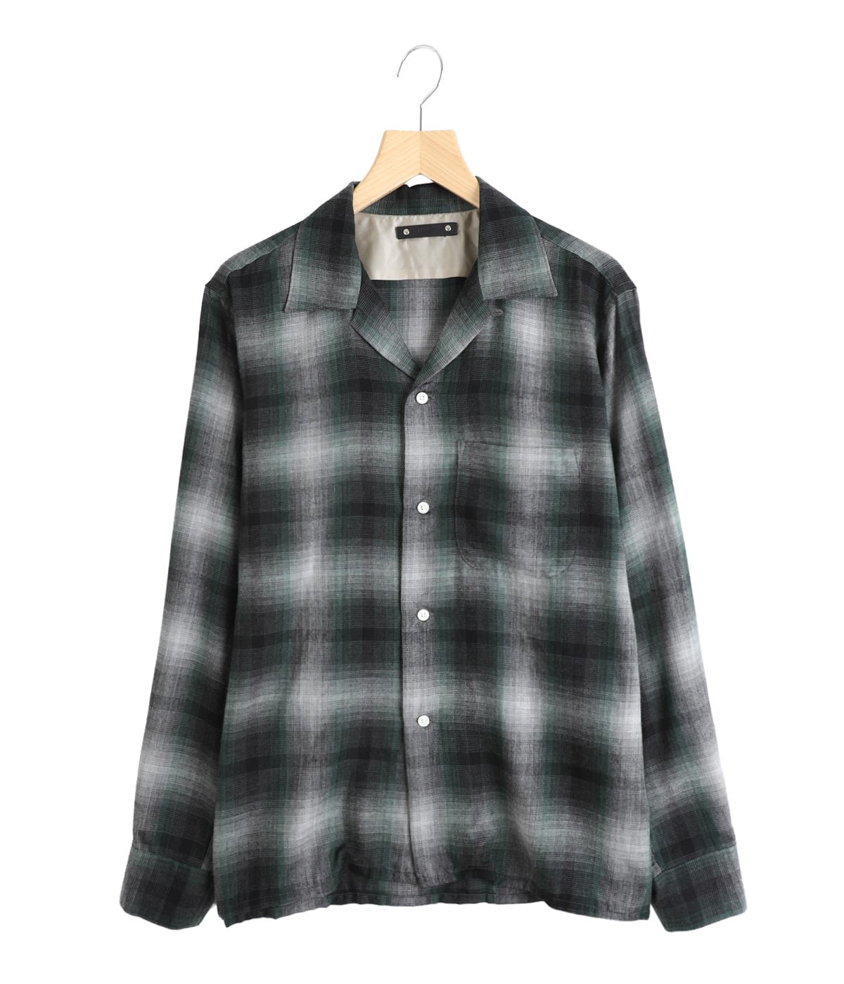 T.Rayon Ombre Open Collar Shirt | MINEDENIM(マインデニム