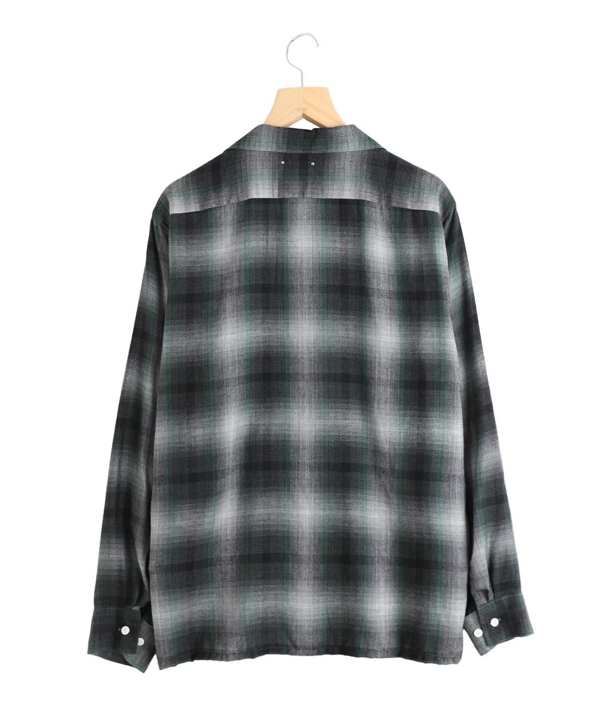 T.Rayon Ombre Open Collar Shirt | MINEDENIM(マインデニム