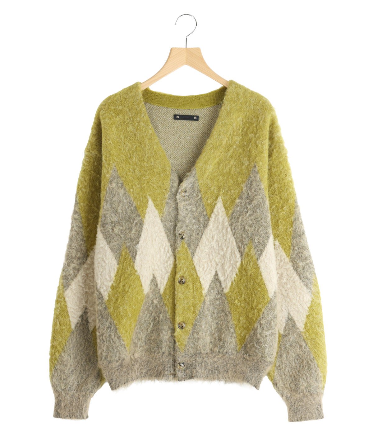Mohair Argyle Knit Cardigan | MINEDENIM(マインデニム) / トップス