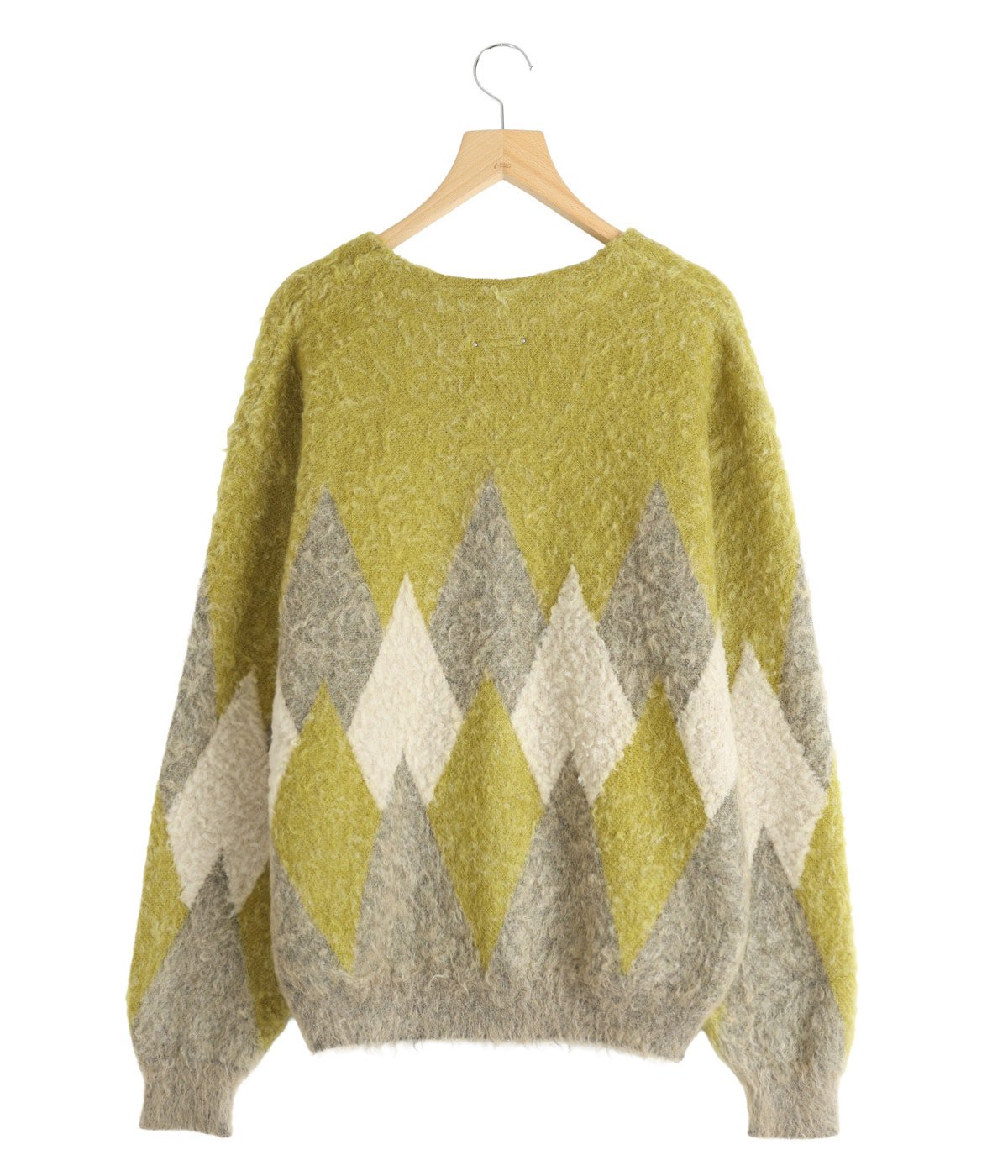 Mohair Argyle Knit Cardigan | MINEDENIM(マインデニム) / トップス