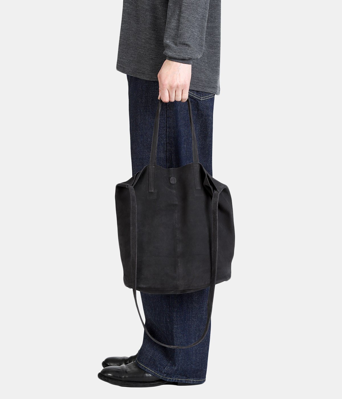 3WAY MIDIUM TOTE（LONG）-OIL SUEDE- | Morphee(モルフェ) / バッグ