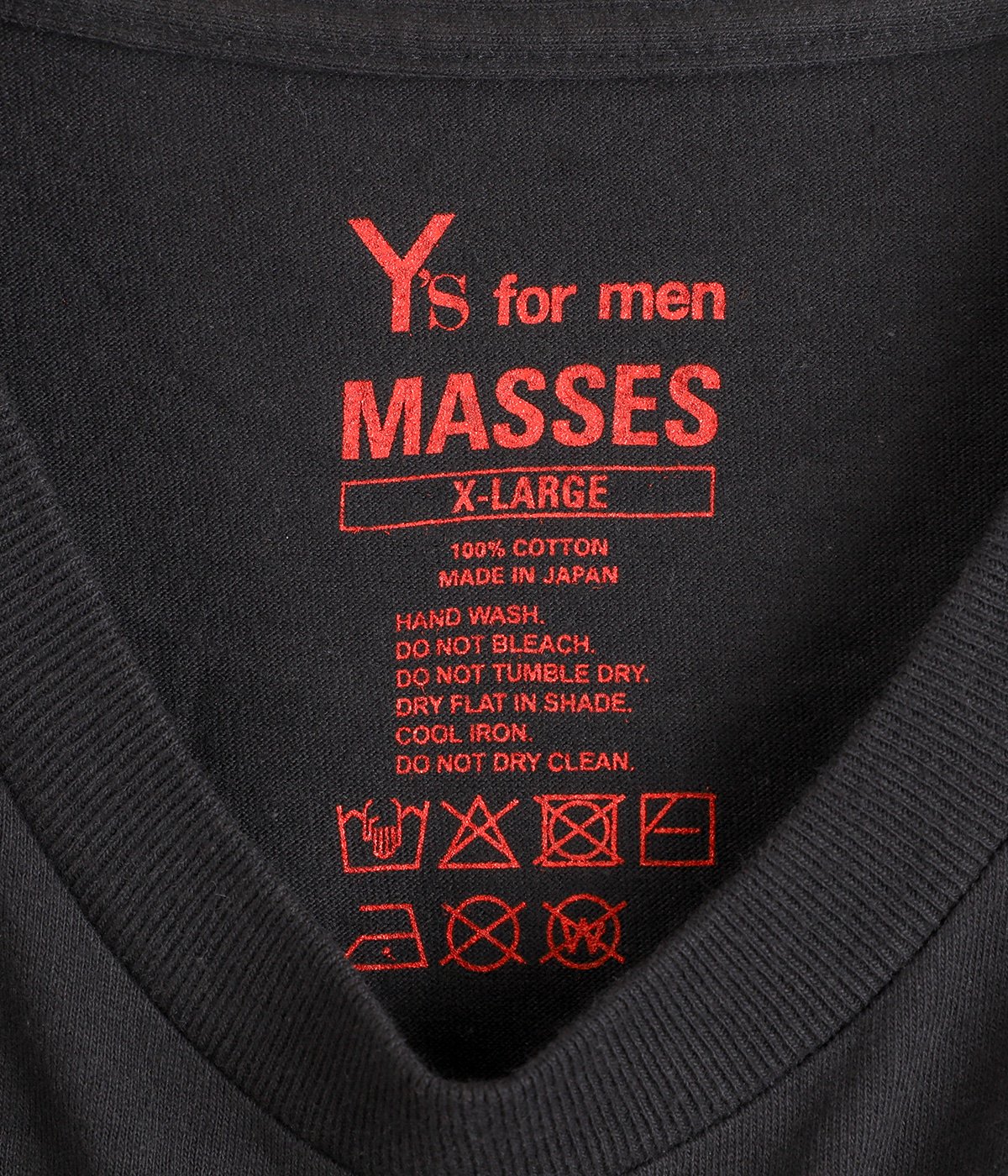 Y's for men ROUND NECK SHORT SLEEVE TA | MASSES(マシス) / トップス